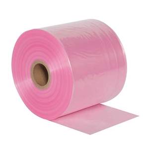 Tubo de Polietileno Rosa Antiestático de Alta Resistencia, 24' x 1075', 4 Mil de Grosor, para Empacar y Almacenar Electrónicos Sensibles, Ideal para Uso en Laboratorios - Product Image 1