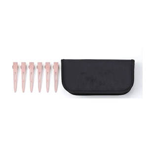 Kit professionnel d'extension capillaire avec outil à boucle, kit d'application de trame rose enduite pour coiffure et salon de coiffure - Product Image 4