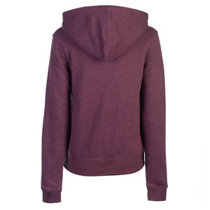 Vêtements d'hiver pour femmes : Sweat à capuche vintage brodé en molleton de coton, respirant, éco-responsable, uni, zippé, à carreaux - Product Image 6