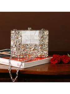 Bolso de mano de nácar asequible para un aspecto elegante y elegante, bolso de mano de nácar de diseñador, bolso de mano para mujer - Product Image 3