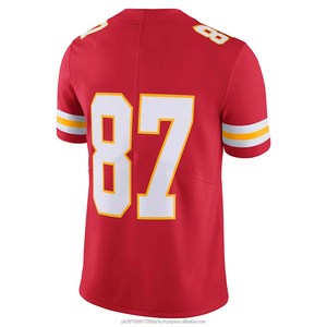 Camiseta de Fútbol Americano de Malla con Cuello en V, Personalizada con Impresión, Fabricante Personalizado, Camisetas de Fútbol Americano Vintage para Hombre - Product Image 2