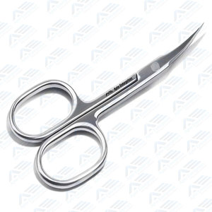 Tijeras para uñas de dedos y dedos de los pies, punta de flecha curva súper afilada de 3,5 pulgadas, tijeras de manicura y cutícula de acero inoxidable para precisión - Product Image 2