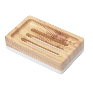 Eco Friendly Wooden Bathrooms <b>Soap</b> Storage Rack Household Bathrooms Set Home And Garden Bathroom Shower <b>Soap</b> Case <b>Holder</b> - Product Image 5