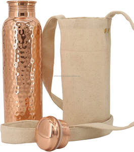 100% Pure Handmade <b>Copper</b> <b>Water</b> <b>Bottles</b> Manufacturer <b>Water</b> <b>Bottle</b> with Custom logo with Sale Product - Product Image 3