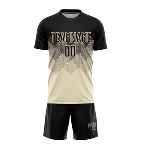 Uniforme de Fútbol Profesional, Transpirable y Ligero, Conjunto de Camiseta y Pantalones Cortos, Nombre del Equipo Personalizado para Torneos Escolares, Clubes y Ligas - Product Image 1