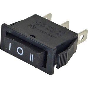 Interrupteur marche-arrêt-marche pour presse-agrumes <span class=keywords><strong>Omega</strong></span> VSJ843Q 150 watts à basse vitesse, 3 positions, noir, 15A 250V 20A 125V, 3 broches, PSWITCHVSJ843 - Product Image 2