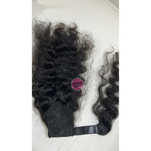 Extensions de cheveux humains bouclées en queue de cheval à enrouler, Arrow Exim Raw Remy, Volume Boost, Ensemble complet - Product Image 2