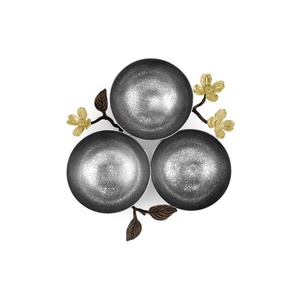 Bol à fruits en aluminium, centre de table moderne, luxe décoratif, or, écologique, durable, 2026 Saleem International - Product Image 2