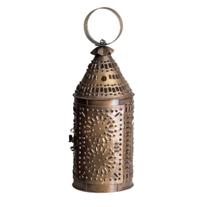 Lámpara de latón marroquí vintage, portavelas de metal dorado, lámpara hexagonal de mesa o colgante para decoración del hogar y eventos en interiores y exteriores. - Product Image 2