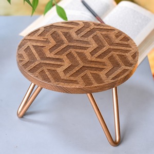Durable Wooden And Iron <b>Cake</b> <b>Stand</b> For Cupcake Presentation Rustic Serving And Wedding Decoration - Product Image 1