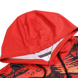 Camisetas con Capucha Sublimadas para Hombre, Ligeras, Transpirables, Ecológicas, de Secado Rápido, Verano, Fabricante OEM al por Mayor - Product Image 5