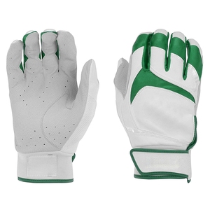 Gants de frappeur de baseball/softball en cuir pleine fleur, antidérapants, respirants, pour droitier, couleur personnalisée, qualité supérieure, vente chaude - Product Image 2