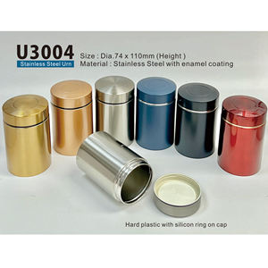 โกศสแตนเลสคุณภาพดีทนทาน Urn Series โลหะขัดเงางานฝีมือผลิตภัณฑ์งานศพสําหรับการเผาศพ U3004 - Product Image 2