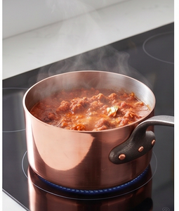 Copper Sauce <b>Pan</b> With Stainless Steel Lining <b>And</b> Iron Handle Durable Dishwasher Safe For Gas Use <b>And</b> Induction Cooker Use - Product Image 5