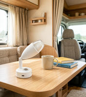 Spot LED d'intérieur pour cabine de bateau marin 12-24V, flexible et rotatif, lampe de lecture de chevet avec USB Type-C à intensité variable