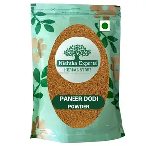 Paneer Dodi Powder Paneer Doda Phool Powder Panir Withania Coagulans Flower Dried Raw Pure Herb Best Plant Extract in Wholesale