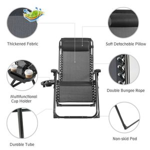 Sedia a sdraio Oversize per esterni con portabicchieri di alta qualità - Product Image 4