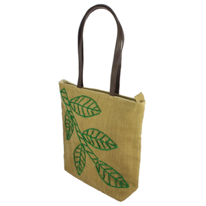 Bolsas de Yute Ecológicas Bordadas, Bolsas de Yute Natural Personalizadas en Venta, Bolsas de Compras Reutilizables y Modernas - Product Image 4