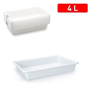 Contenitore in Plastica 4L Rettangolare per Conservazione Alimenti Impilabile per Uso in Cucina - Product Image 1