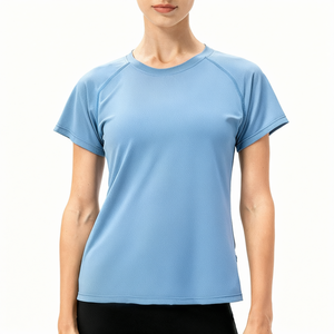 Camiseta Deportiva Corta Informal para Mujer, de Secado Rápido, Talla XXS, Diseño Personalizado, Suave, Transpirable, Ideal para Correr y Entrenar - Product Image 3