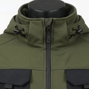 High Quality Wholesale Men's Lightweight Softshell <b>Jacket</b> Windbreaker Waterproof Warm <b>Fleece</b> <b>Lined</b> Soft Shell for Outdoor Hiking - Product Image 4