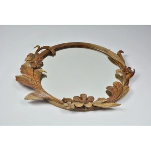 Sheesham Wood <b>Wall</b> <b>Mirror</b> Wholesale - Handcrafted Rustic Brown - Product Image 2
