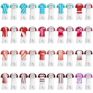 طقم كرة قدم مخصص بأرقام مميزة بسعر تنافسي، زي رياضي متين بتصميم يوم المباراة سريع الجفاف - Product Image 5