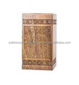 Boîte d'urne en bois faite à la main pour cendres humaines urnes funéraires pour hommes et femmes urnes de haute qualité - Product Image 1
