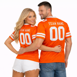 Jersey de Fútbol Americano Personalizado de Alta Calidad, Unisex, de Malla, Color Naranja, Transpirable, Uniforme de Equipo, Venta al Por Mayor, Sublimación, Ropa Deportiva OEM, EE. UU. - Product Image 5