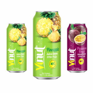 เครื่องดื่มน้ำผักผลไม้ปราศจากน้ำตาล490มล. สำหรับโรงงาน vinut ในเวียดนามเครื่องดื่มหลากหลายรสชาติพร้อมเยื่อกระดาษฉลากส่วนตัว - Product Image 1