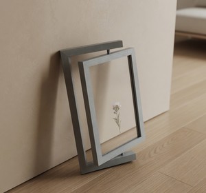 Best Handcrafted Eco-Friendly Durable Rustic Mango Wood Photo <b>Frame</b> <b>with</b> Grey Finish for Tabletop Display - Product Image 1