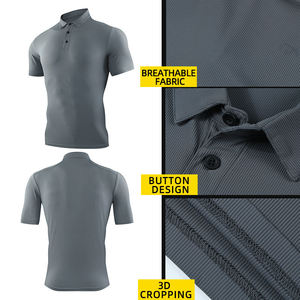 เสื้อโปโลผู้ชายแบบซับลิเมชั่น แห้งเร็ว แขนสั้น - Product Image 5