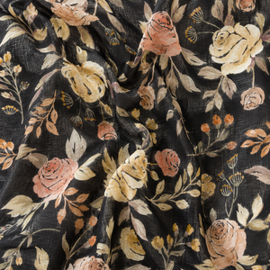 Tissu en coton imprimé Paisley ethnique, textile tissé doux pour vêtements, style lin, utilisation pour l'habillement - Product Image 3