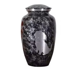 Decorative Finish Aluminium <b>Keepsake</b> Urns Small Memorial <b>Ashes</b> Holder Mini Cremation Urn Funeral <b>Keepsake</b> - Product Image 2