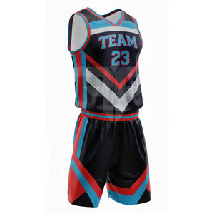 Camiseta de Baloncesto con Bordado 3D en Relieve, Tejido Duradero de Alta Calidad, Uniforme de Baloncesto Bordado en Poliéster - Product Image 2