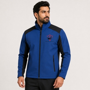 Ropa de exterior de calidad profesional para hombres con estilo de vida activo, chaquetas softshell elásticas para hombre, chaquetas softshell con capas para movimiento. - Product Image 1
