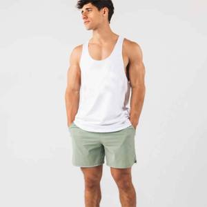 Shorts de basketball en mesh pour hommes OEM, impression par sublimation personnalisée, blanc uni, séchage rapide, respirant, fabricant de shorts de sport pour la gym - Product Image 4