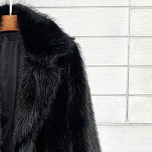 Nueva Chaqueta Larga de Cuero para Mujer, a la Moda, con Mangas de Piel de Zorro, Personalizable, Rellena de Plumón - Product Image 4