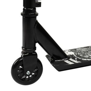 Monopattino Freestyle Nero per Adolescenti e Adulti, Pieghevole con Sedile, Ruote in PU, per Sport all'Aperto, Adatto dai 3 Anni in Su - Product Image 5