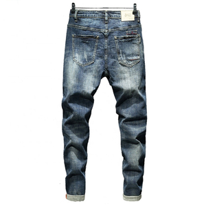 Jeans de Mezclilla para Hombre de la Mejor Calidad, Corte Holgado Informal, Talla Grande, Cintura Alta, Pantalones Rectos, Lavado Ácido - Product Image 2