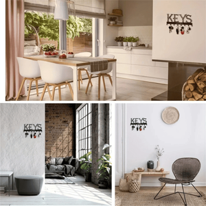 CIFbuy Organizzatore da Parete Stile Gotico Vintage, Porta Chiavi e Posta con Ganci per Arredamento Casa Ingresso TikTok per Servizio di Ritiro Temu - Product Image 1