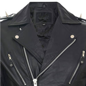 Chaqueta de Cuero para Hombre de Talla Grande al por Mayor, Chaqueta de Cuero para Hombre para Uso en Exteriores, Fabricación en Pakistán - Product Image 4