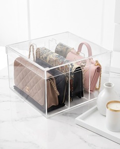 Modern for Acrylic Luxury Bag Case <b>Display</b> <b>Box</b> for High-End Handbags with Sleek Transparent Design Enhances Any Decor - Product Image 1