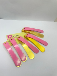 Coupe-ongles rose en acier durable, grande taille, pour manucure, avec lame incurvée à pointe fine et tranchante - Product Image 3
