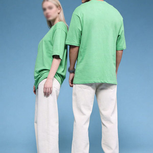 Camisetas de Hombre al por Mayor, Ligeras, Personalizadas, de Color Sólido, con Patrón Liso, Teñidas, de Secado Rápido, Transpirables, con Cuello Redondo y Manga Corta - Product Image 1