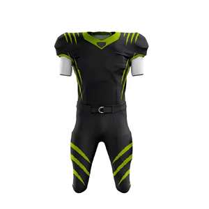 Conjunto de Uniforme de Fútbol Americano para Adultos con Mangas Cortas, Nombre y Número del Equipo Personalizados, Tallas Grandes Disponibles - Product Image 2