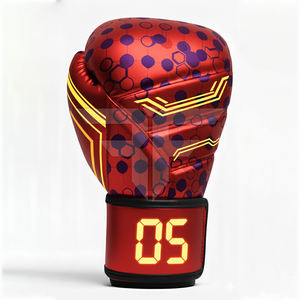 Gants de boxe MMA personnalisés, faits main, très demandés, en cuir, anti-humidité, avec fermeture auto-agrippante, « No Boxing No Life » - Product Image 3