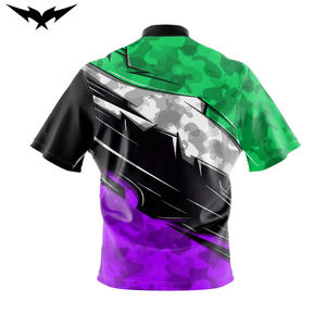 Camiseta de Boliche con Diseño Nuevo, Casual, Estampada con Transferencia de Calor, de Secado Rápido, con Bordado 3D, 100% Poliéster, Elegante - Product Image 6