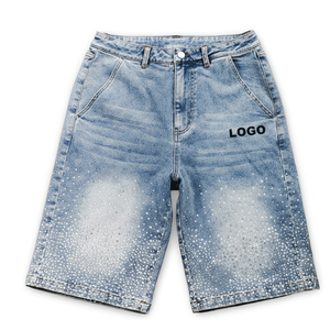 ผู้ผลิตกางเกงยีนส์ขาสั้นประดับเพชรเทียม ด้วยเครื่องจักรที่ทันสมัย บุคลากรที่ฝีมือดี และระบบคุณภาพ - Product Image 1