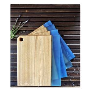 <b>Wooden</b> Resin Stone Cheese Safe <b>Cake</b> Bread Toast Customized Fancy Cutting Chopping <b>Board</b> and Customized Size and Hole - Product Image 1